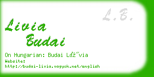 livia budai business card